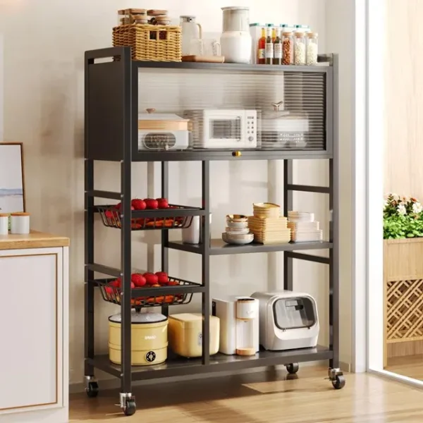 Floor Standing Kitchen Storage Rack