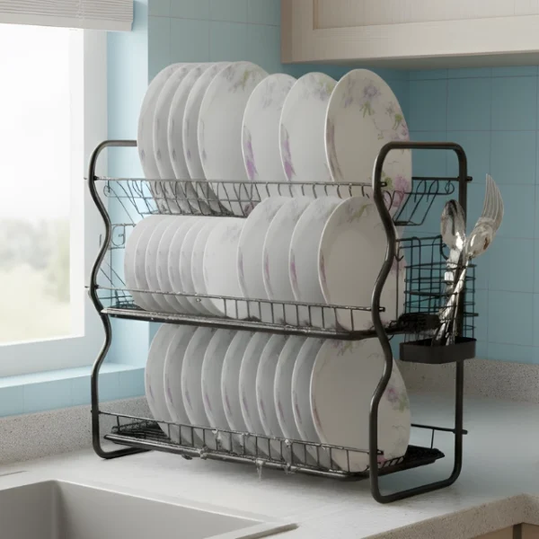 Binca 3 Tier Dish Drainer Rack